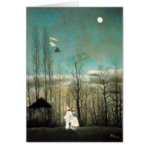 A Carnival Evening, Henri Rousseau Greeting Cards
