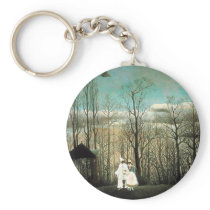 A Carnival Evening, Henri Rousseau Keychains