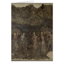 A Carole, c.1380-90 Greeting Card