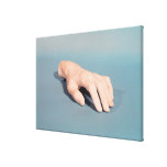 A cast of the hand of Frederic Chopin Gallery Wrapped Canvas