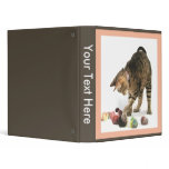 A Cat with Toys Binder