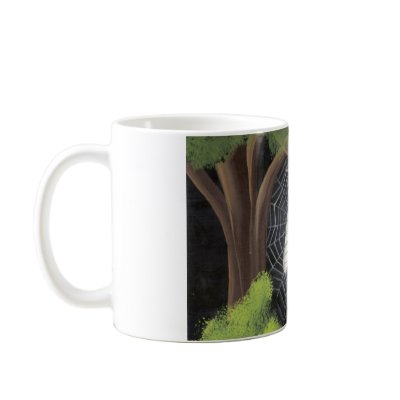 A Caught Alien in a little Spiders Web Mug by Quantum_Art_Nerd