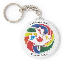A Celebration of our Canadian Athletes keychains