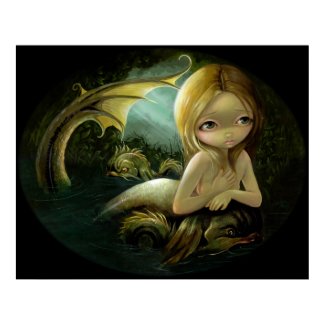 A Certain Slant of Light - Mermaid Art PRINT print
