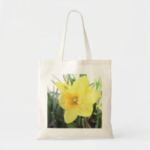 A Cheerful Yellow Daffodil Canvas Bag