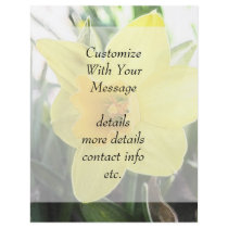 A Cheerful Yellow Daffodil Full Color Flyer