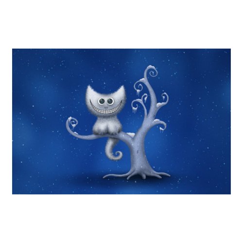 A Cheshire Kitten (Christmas) print