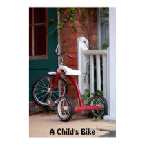 A Child's Bike Print