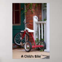 A Child's Bike Print