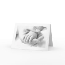 A child's hand card by magnetic A child's hand card