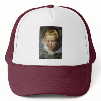 A Child'S Head (Portrait Of Clara Serena Rubens Trucker Hats by Artcollection