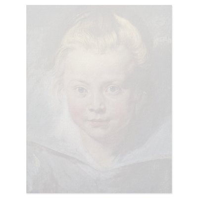 A Child'S Head (Portrait Of Clara Serena Rubens Letterhead Design by Artcollection