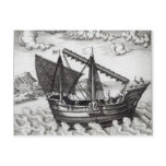 A Chinese Junk Postcards