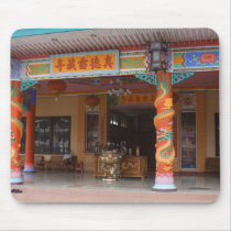 A Chinese Temple In Pontianak, West Borneo Mouse Pads