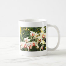 A Chorus Line of Cymbidiums Coffee Mug