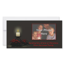 A Christmas Candle Photo Card photo cards by just_doodling A Christmas Candle Photo Card photo cards