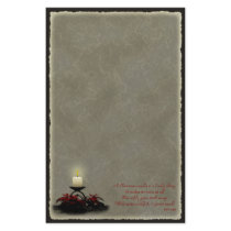 A Christmas Candle Stationery by just_doodling A Christmas Candle Stationery
