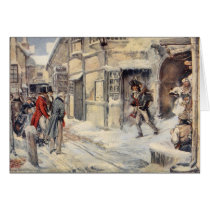 A Christmas Carol Note Card cards