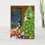 A Christmas Cat Tree Card