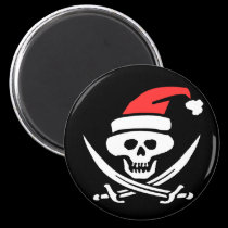 A Christmas Pirate magnets