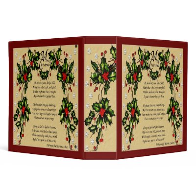 A Christmas Prayer binders