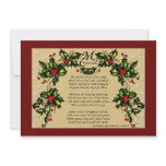A Christmas Prayer Custom Invitation