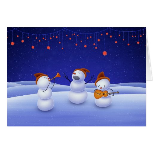 A Christmas Song Greeting Card