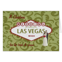 A Christmas Wedding in Las Vegas Card