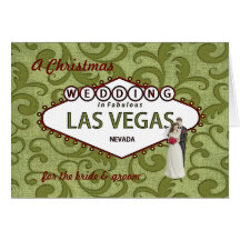 A Christmas Wedding in Las Vegas Card