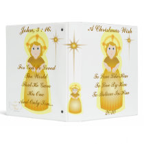 A Christmas Wish- Customize 3 Ring Binder