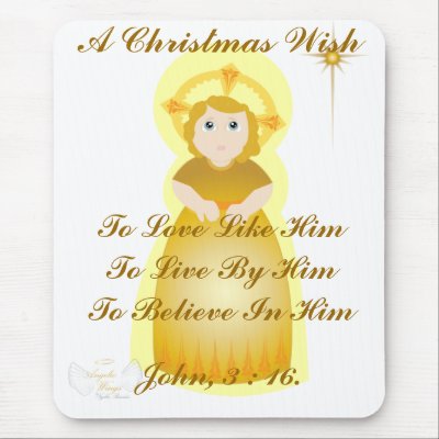 A Christmas Wish- Customize Mouse Pad by angelic_wings