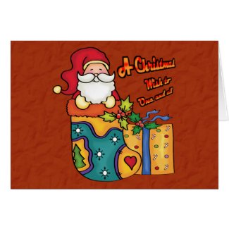 A Christmas wish to one and all Greeting Cards