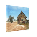 A church in the outback canvas prints