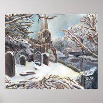 A Church in Winter posters