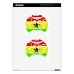 A Circle Ghanaian Flag Xbox 360 Controller Skin