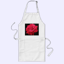 A Classic Red Rose aprons