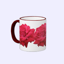 A Classic Red Rose mugs