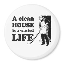 A CLEAN HOUSE IS A WASTED LIFE MAGNET