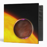 A close-up of an extrasolar planet vinyl binders