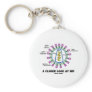 A Closer Look At HIV (Viron Virology) Key Chain
