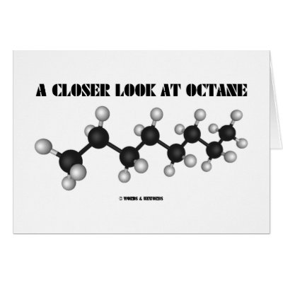 A Closer Look At Octane (Chemical Hydrocarbons) Cards by wordsunwords