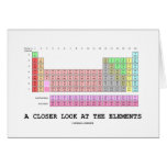 A Closer Look At The Elements (Chemistry) Greeting Cards