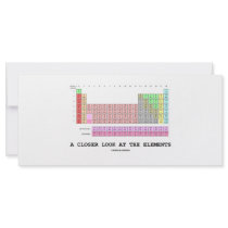 A Closer Look At The Elements (Chemistry) rack cards by wordsunwords A Closer Look At The Elements (Chemistry) rack cards