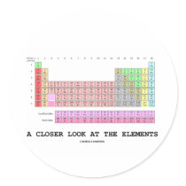 A Closer Look At The Elements (Chemistry) Stickers