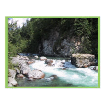 A Cold Mountain Creek In Alaska Post Cards