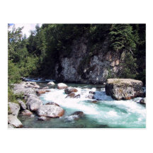 A cold mountain creek postcards