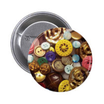A Collage of Buttons including Yellow Wheel Button buttons