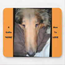 A Collie NOSE. mousepads