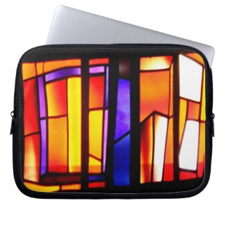 A colorful collage - Basilica of the Annunciation Laptop Sleeves
