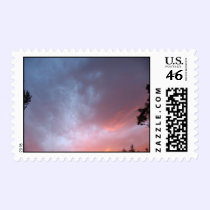 A Colorful Sunset postage